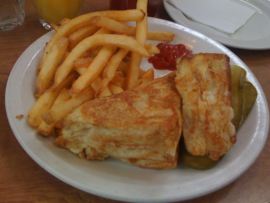 My Monte Cristo with fries